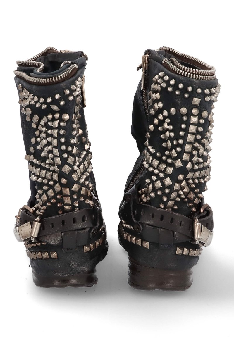 Damen Ankle Boots | A.S.98 Cowboy-/Bikerstiefelette dark blue/dunkelblau - XU98537 Damen Ankle Boots | A.S.98 Cowboy-/Bikerstiefelette dark blue/dunkelblau - XU98537