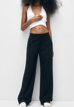 PULL&BEAR, Pantalon classique - black