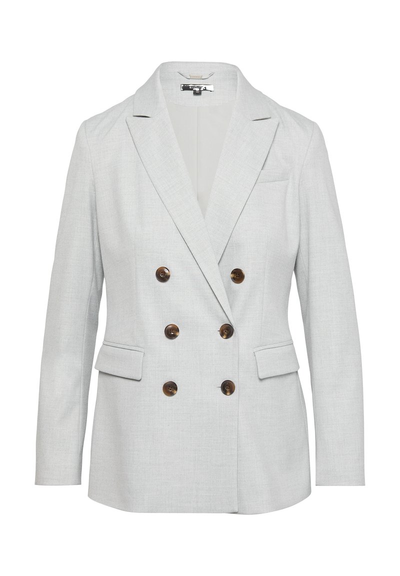 comma Blazer lichtgrijs gemêleerd comma Blazer lichtgrijs gemêleerd