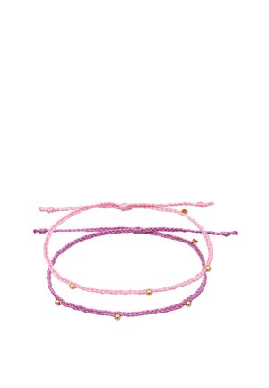 2ER SET - Ankelkæder - pink