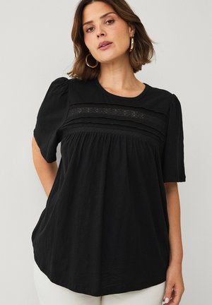 Ellos Plus collection Print T-shirt - black
