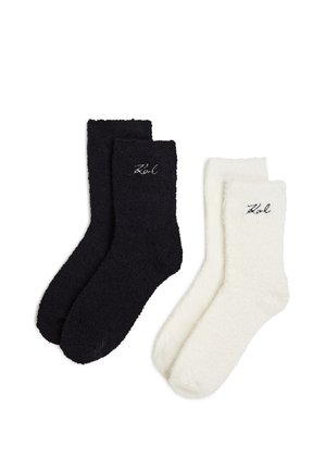 SIGNATURE FLEECE (PACK OF 2) - Socks - cannoli cream-black