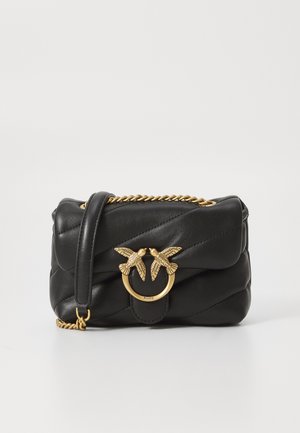 LOVE BABY - Cross body bag - nero/antique gold-coloured