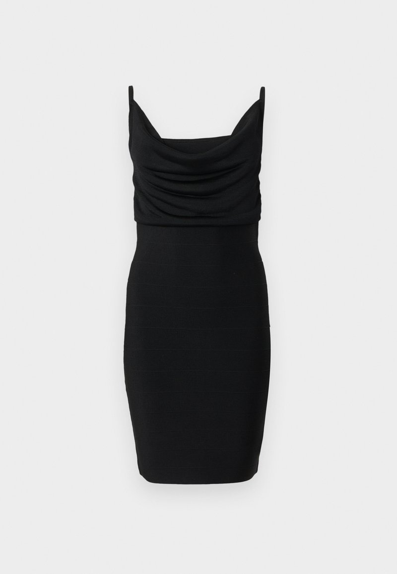 Cowl Robe Guess COWL ARISA BANDAGE DRESS - Robe fourreau - jet black/noir ...