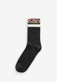 Next ANKLE 4 PACK REGULAR FIT - Șosete - black animal
