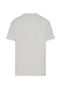 Gray short-sleeve t-shirt with a crew neck. Soft, cotton material, featuring a simple design and no visible graphics or patterns.