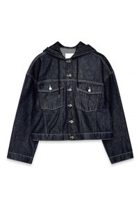 HOODED - Denim jacket - rinse wash