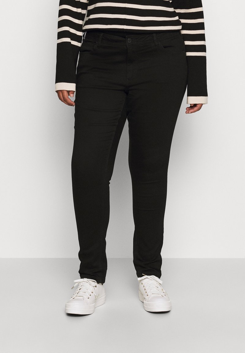 Noisy May - Jeans Skinny Donna Vi021mb Noos, Denim Blu Scuro, Modello Semplice E Versatile - 3