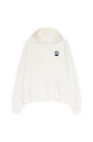 Kaotiko WASHED BONSAI UNISEX - Hoodie - ivory