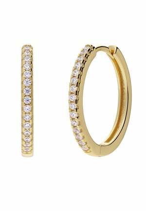 CLASSIC - Oorbellen - gold-coloured white