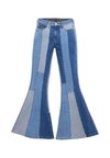 WRANGLER x LAINEY WILSON PATCHWORK JEAN
 - Vaqueros bootcut - patchwork