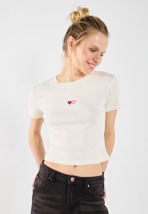 T-Shirt print - off white