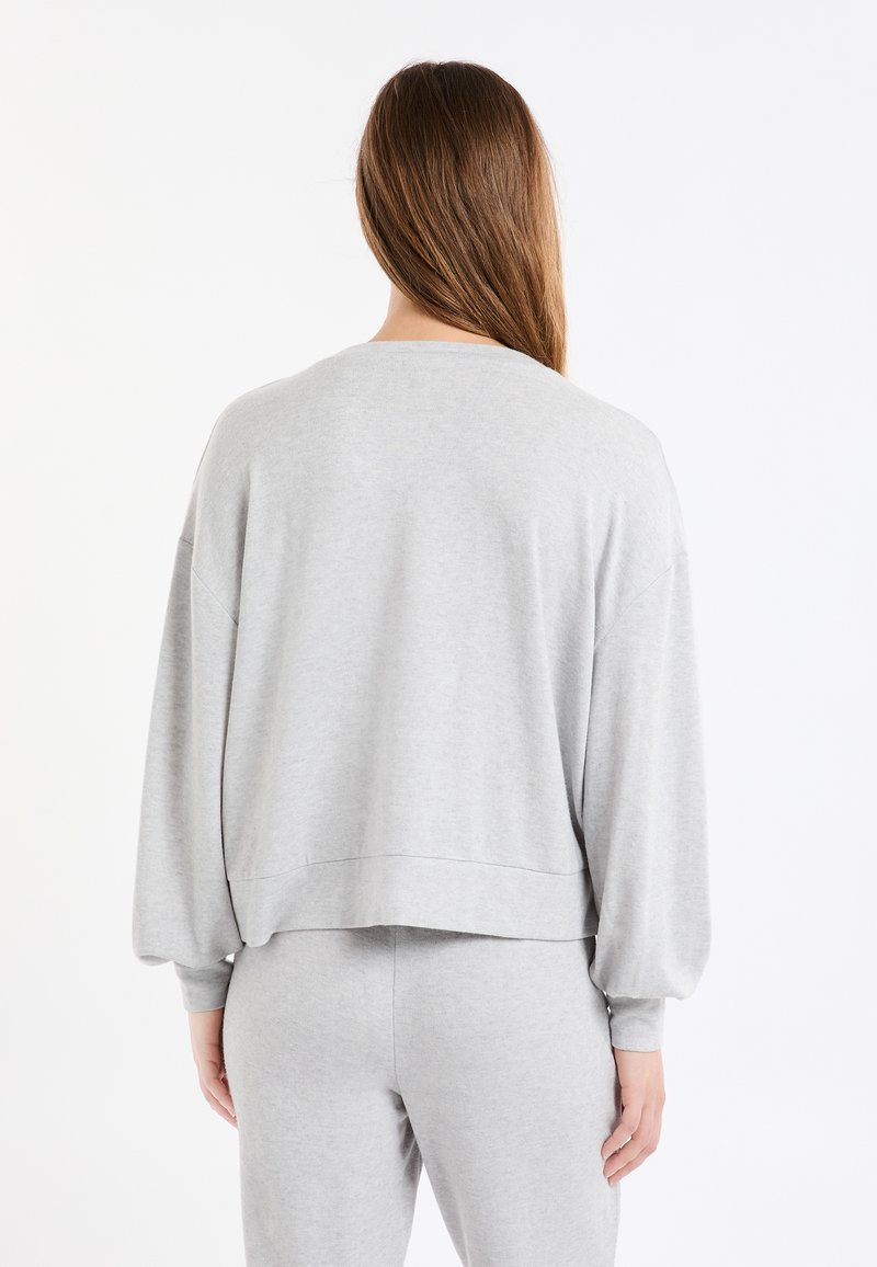 Pull/Sweat Femme Etam - Taille S - Gris Noir Argenté - Coton/Élasthanne - Occasion Peu Porté