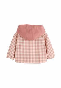 Next REGULAR FIT - GINGHAM STRAWBERRY HOODED   - Tunn jacka - pink