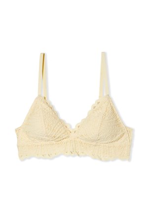 Etam, ETREINTE - Triangle bra - light yellow