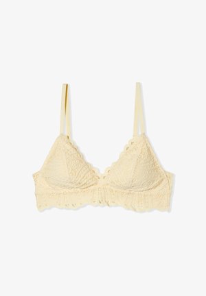 Etam, ETREINTE - Triangle bra - light yellow