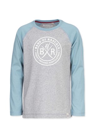 Print T-shirt - dark-grey-arctic-blue