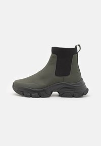 Sneaker high - mottled olive