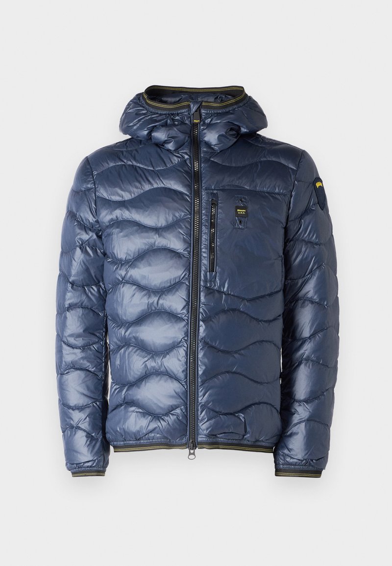 Hombre Blauer CHAQUETA CORTA PLUMA/OVATTA HOMBRE Negro Textil