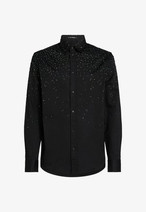 KARL LAGERFELD, RHINESTONE DÉGRADÉ - Chemise - black