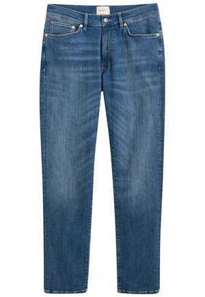 GANT EXTRA ACTIVE RECOVER - Jeans Straight Leg - mid blue broken in