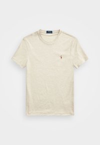 CUSTOM SLIM FIT SOFT COTTON T-SHIRT - T-shirt - bas - expedition dune