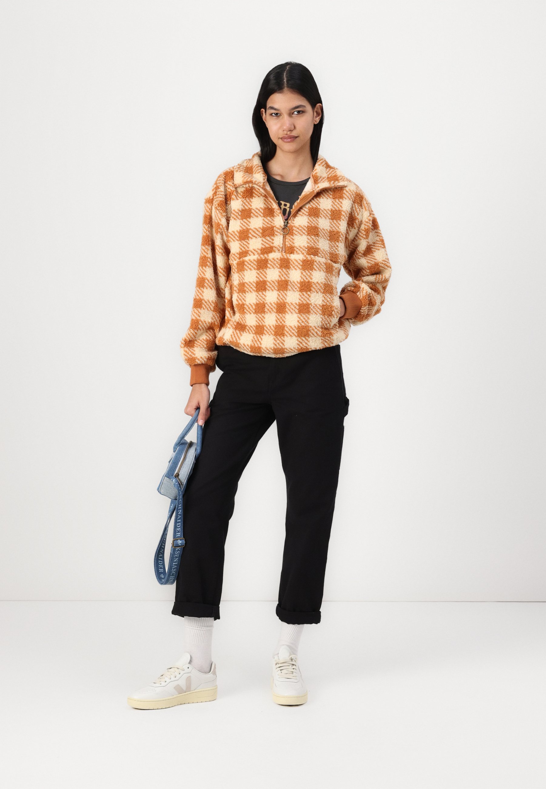 Billabong TIME OFF - Fleece trui - doeskin/meerkleurig