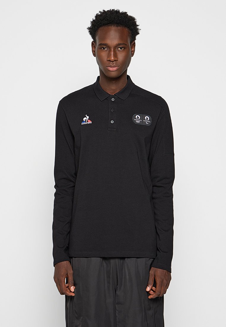 Le Coq Sportif Poloshirt zwart Le Coq Sportif Poloshirt zwart