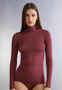 Intimissimi HOCHGESCHLOSSENES -ULTRALIGHT - Langarmshirt - bordeaux