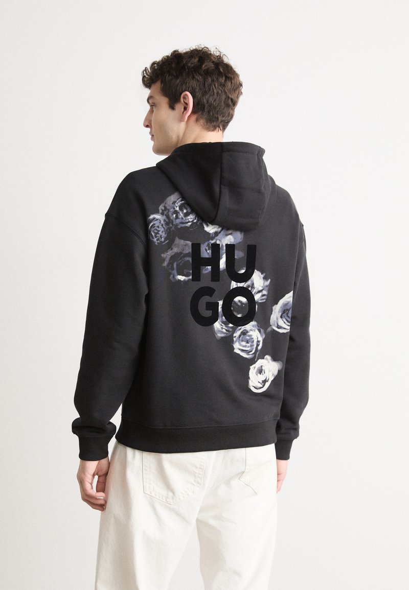 HUGO Sweat à capuche - black