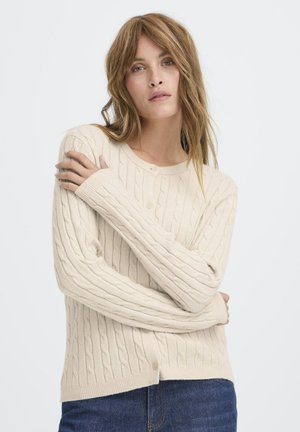 STEFFI  - Cardigan - cloud dancer melange