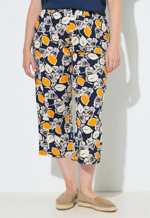 LEMON PRINT CULOTTES - Shorts - marine