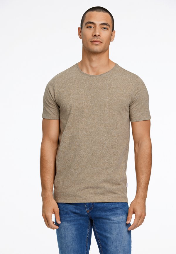 T-Shirt basic - lt army mix 123