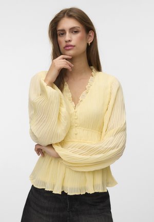 Vero Moda, VMDORA DETAIL PLISSE - Bluse - flan