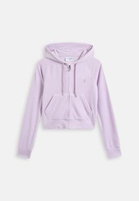 MADISON - Športna jopa s kapuco na zadrgo - lilac