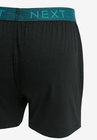 Next 4-PACK - Široke boksarice - black marl waistband