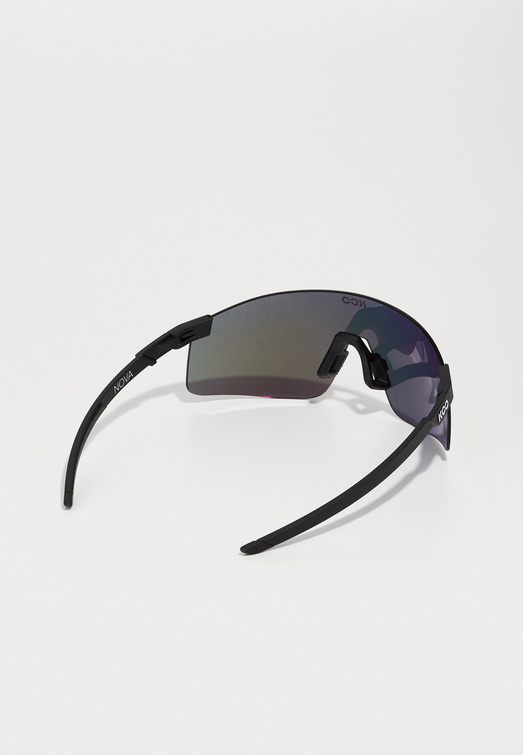 KOO NOVA UNISEX - Sports glasses - black matt/fuchsia/black