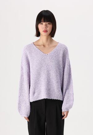 VMJULIETTE V NECK  - Džemper - purple heather