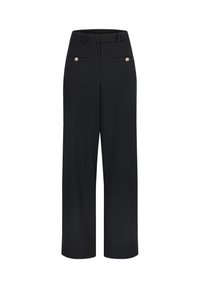 HIGH-WAISTED STRAIGHT - Broek - bleu marine