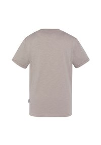 Schott EFFET FLAMMÉ - T-Shirt basic - ciment