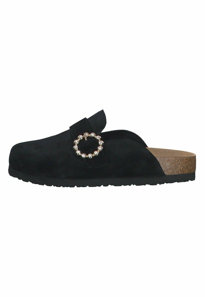 Tamaris - Natikače - black suede, Povećaj