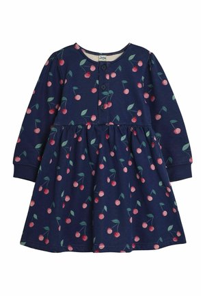 CHERRY - REGULAR FIT - Jersey dress - navy blue cherry