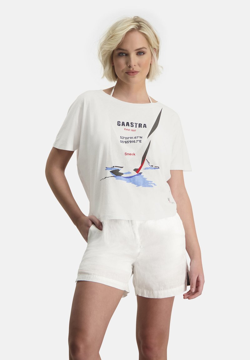Gaastra INEZ TShirt print white/weiß Zalando.de