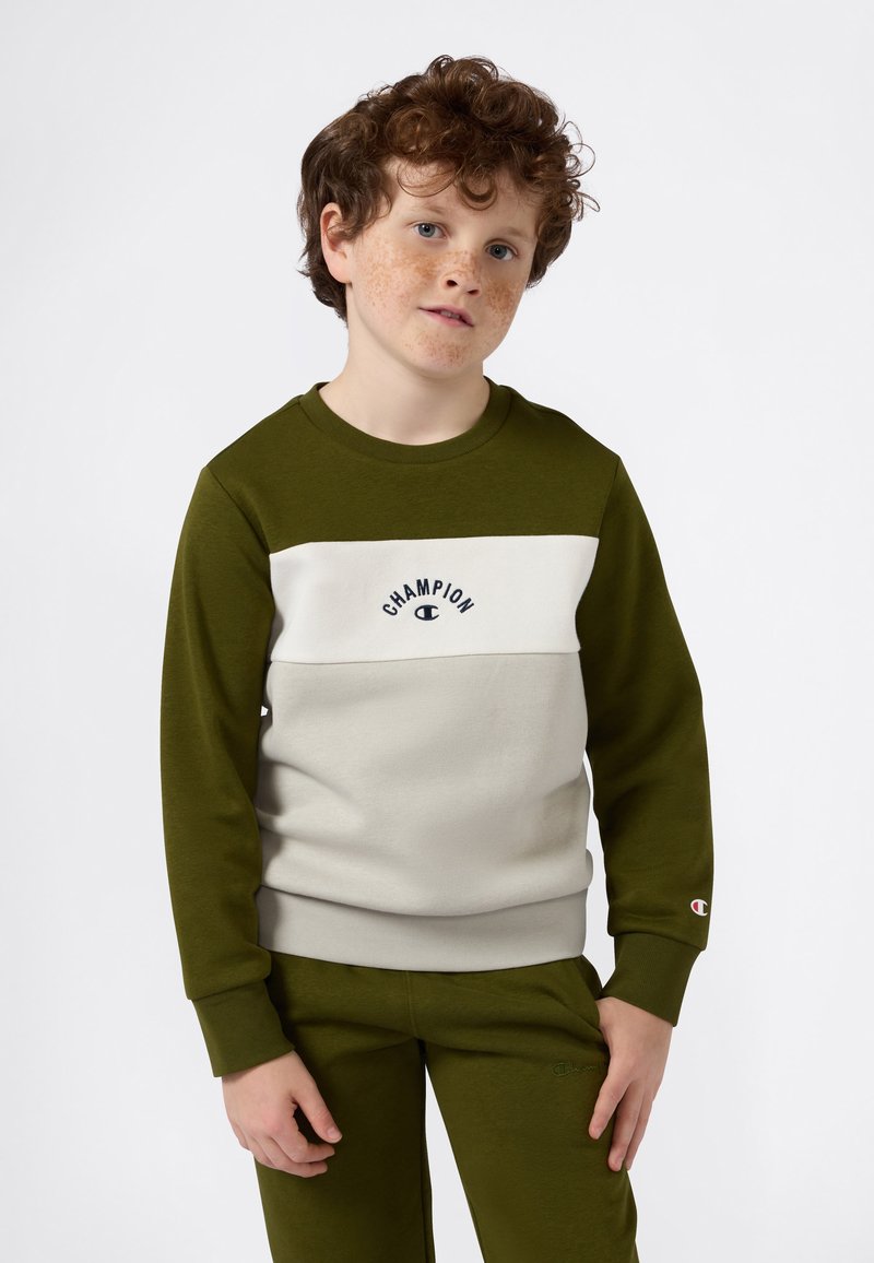 Champion CREWNECK Sweatshirt khaki Zalando