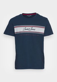 JJLEO TEE  - T-shirt estampada - navy