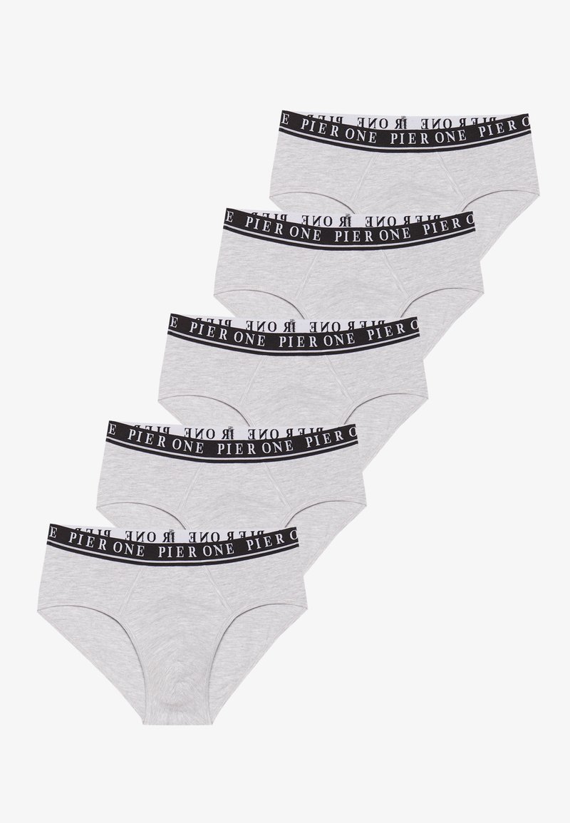 Pier One Slip grijs gemêleerd Pier One Slip grijs gemêleerd