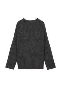 Marc O'Polo LONGSLEEVE STAND UP COLLAR - Svetr - deep grey melange