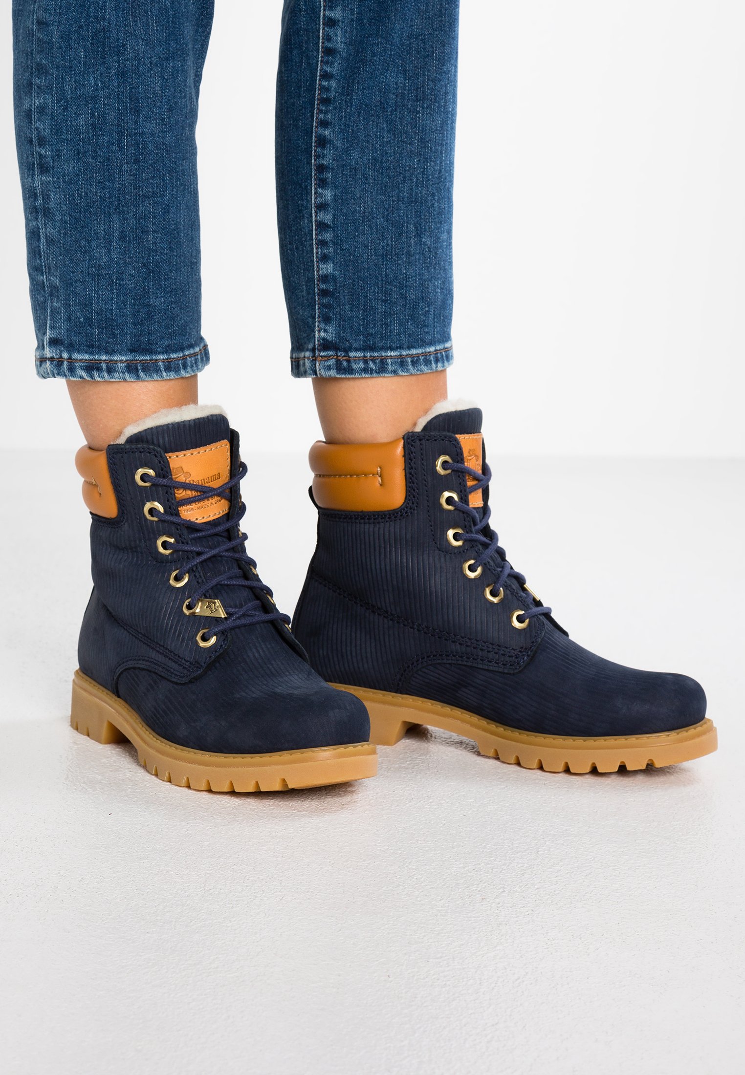 botas panama jack azul marino