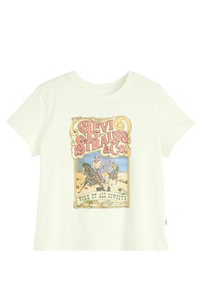 Levi's® GRAPHIC BOXY SINCE - Printtipaita - white