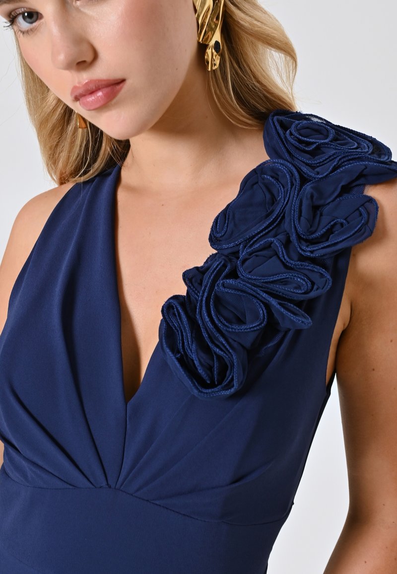 Rinascimento Vestito lungo blue/blu screziato